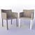 Sleek Masai Armchair 3D model small image 1