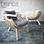 Birch Plywood Shell Chair 3D model small image 1