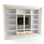 Art Deco La Cove Wall Cupboard 3D model small image 1