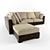 Luxury French Sofa - Infiniti 3D model small image 1