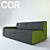 Cozy KELP Sofa: Luxuriously Designed Comfort 3D model small image 1