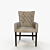 Luxury Velvet Chair 3D model small image 2