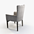 Luxury Velvet Chair 3D model small image 3