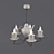 Ceramic Bellon Alfareros Chandelier 3D model small image 1