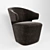 Donghia Lana Clab Chair - Elegant Armchair for Modern Interiors 3D model small image 1