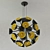 Beehive Glow Pendant Lamp 3D model small image 1