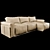 Elegant Alberta Salotti Sofa 3D model small image 1
