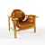 Elegant Veronica Armchair 3D model small image 1