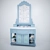 Sleek Moro Ceramic Sink 3D model small image 1