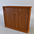 Modern 2-Door Dresser 3D model small image 1