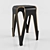 Sleek Stool by Bauchet 3D model small image 1