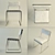 Modern Chrome Helen Chair by Fabio Bortolani 3D model small image 2