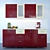 Modern Style Kitchen with MDF Fronts 3D model small image 1