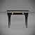 Elegant Deco Desk 3D model small image 2