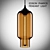 Amber Glow Edison Pendant Light 3D model small image 1