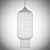 Amber Glow Edison Pendant Light 3D model small image 2