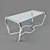 Elegant Stainless Steel Table 3D model small image 1