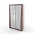 Alf Etnico 2-Door Showcase 3D model small image 1