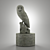 Stone Owl Figurine 3D model small image 1