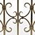 Sleek Geometry Forged Fence 3D model small image 3