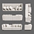 Luxury Flexform Valery Sofa: 3dsmax & OBJ Formats 3D model small image 2