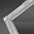 Vintage Floral Mirror 3D model small image 2
