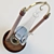 Vintage Weather Glass Barometer 3D model small image 3