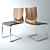 Elegant Vinci Chair by Willisau 3D model small image 1