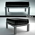 Carmel-p: Stylish Modern Poof 3D model small image 1