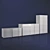 Elegant Bedroom Cabinet Set 3D model small image 1