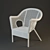 Elegant Upholstered Chair: FINNTORP / YUPVIK 3D model small image 1