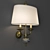 Exquisite Ascot Wall Sconce 3D model small image 1