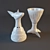 Elegant Ilona Romule Stack 3D model small image 1