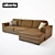 Alberta Manhattan Sofa: Stylish Modular Elegance 3D model small image 1