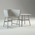  Petite Table & Chair Set: High-Quality 3D Model 3D model small image 2