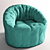 Lazurnyy Moderno Australian Armchair 3D model small image 1