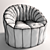 Lazurnyy Moderno Australian Armchair 3D model small image 2