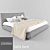 Jalis Bed: Contemporary Elegance and Comfort 3D model small image 1