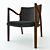 Elegant Finn Juhl Model 45 3D model small image 1