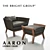 Breezy Comfort: Bright Group Aaron Lounge 3D model small image 1