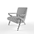 Italian Lounge Chairs: Contemporary Elegance 3D model small image 3