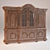 "Versailles 12" - Combined Wardrobe in Oak, 2650x2210x600 mm 3D model small image 1