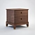 Elegant ELETTRA Nightstand 3D model small image 1