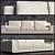 Formenti Prince Majestic Sofa 3D model small image 1
