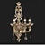 Osgona Alzata Crystal Chandelier 3D model small image 1