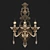 Osgona Alzata Crystal Chandelier 3D model small image 2