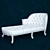 Filippa Dormeuse Sofa by Corte Zari 3D model small image 1