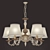 Sabrine Classic 5-Light Chandelier 3D model small image 1