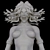 Gorgon's Curse Medusa Necklace 3D model small image 1