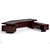 Sleek DAVOS Table: Model DVS 23101 3D model small image 2